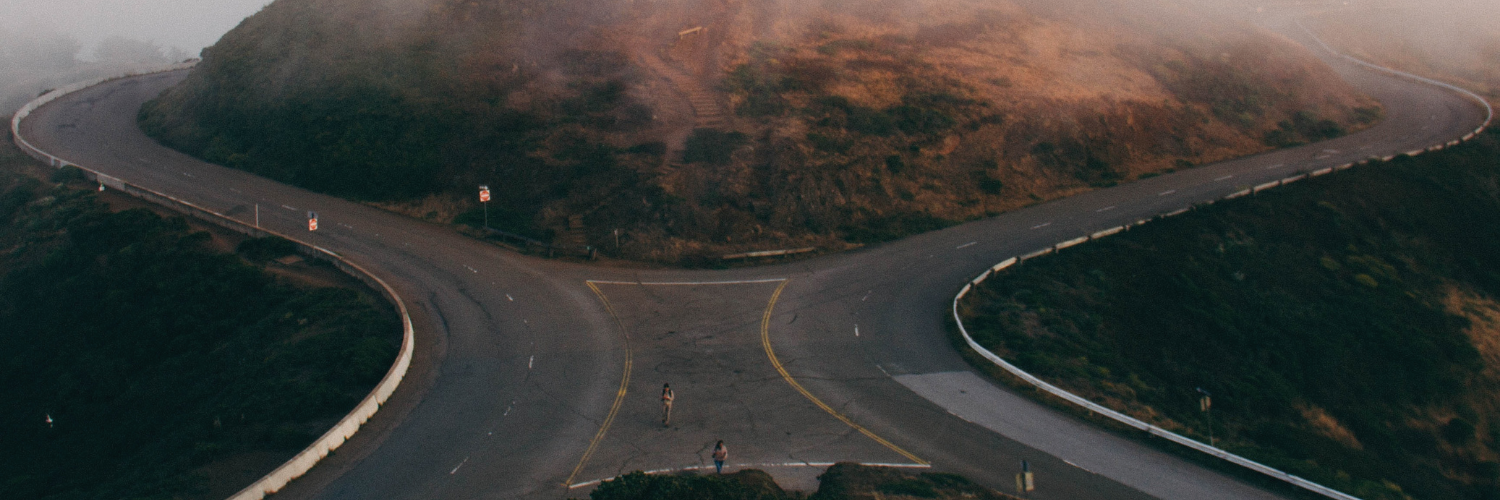 forked road